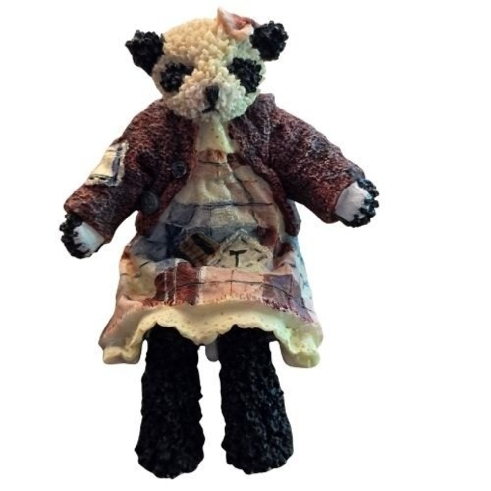 Boyds Bears 1998 Bearing Hugs and Kisses Panda Shelf Sitter Figurine 365998 VTG